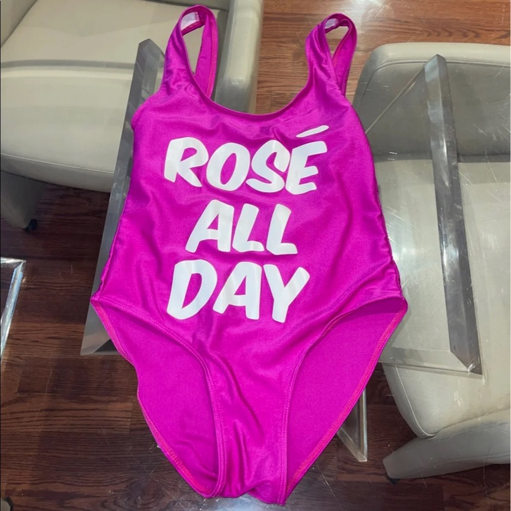 Rose All Day Pink One Piece Bathing Suit